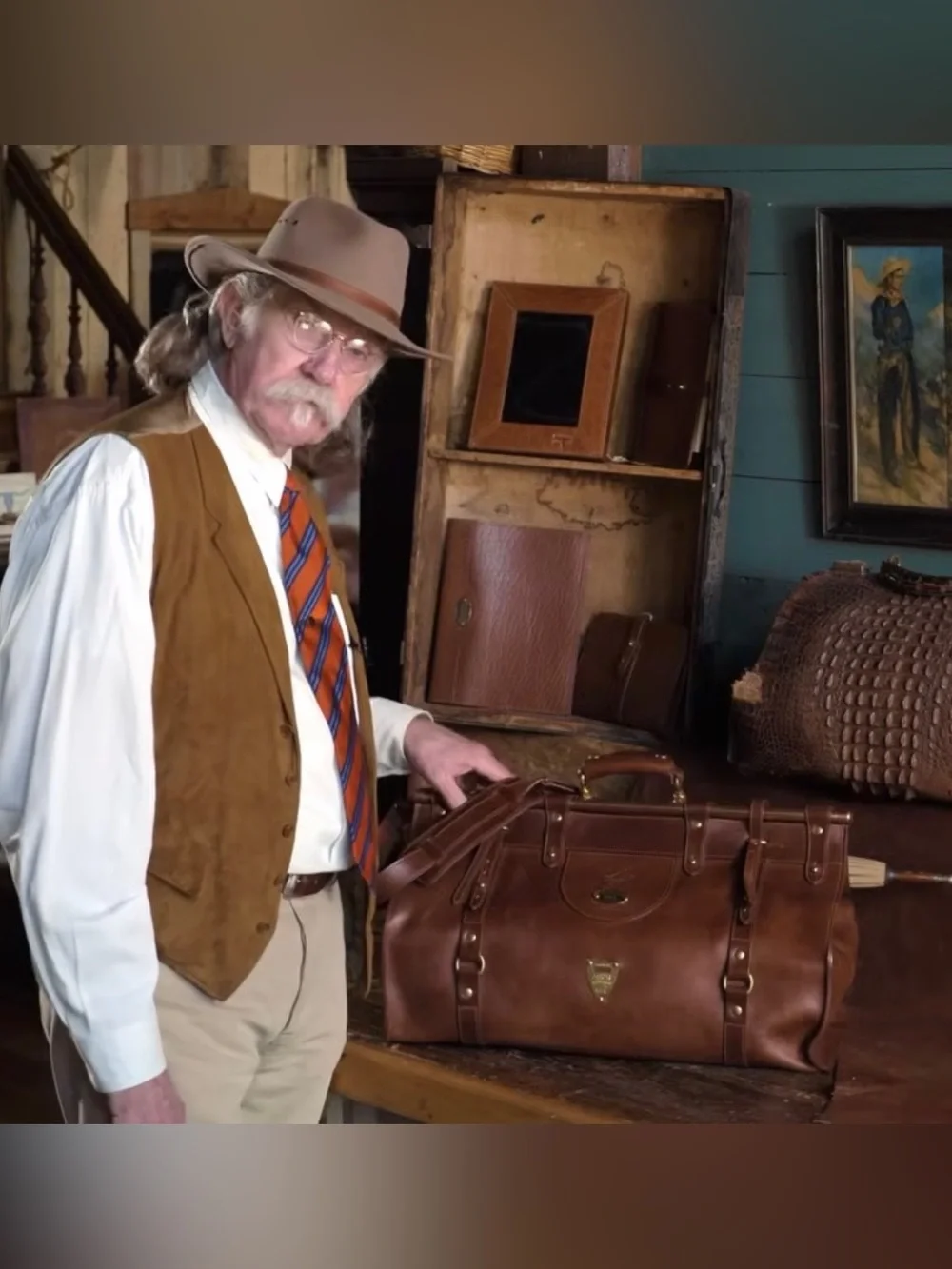 NO. 1 LEATHER DUFFEL BAG – AMERICAN BUFFALO